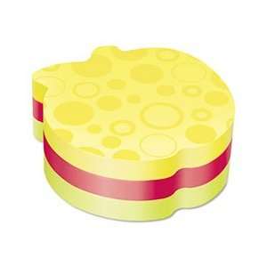  Super Sticky Notes, Die Cut Shapes, 3 x 3, Apple, 3 Colors 