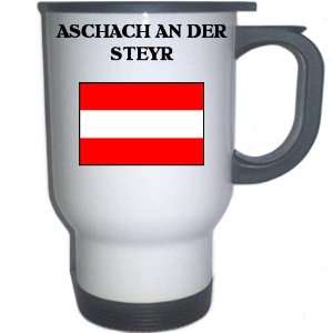  Austria   ASCHACH AN DER STEYR White Stainless Steel Mug 