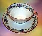 Pretty C.A. Hrenfeldt Garlansd Limoges Tea Cup and Sa