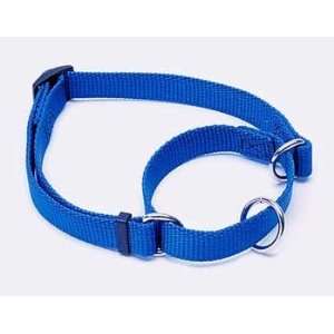   Pet Products Nylon No Slip Adjustable Collar Size Large Blue: Pet