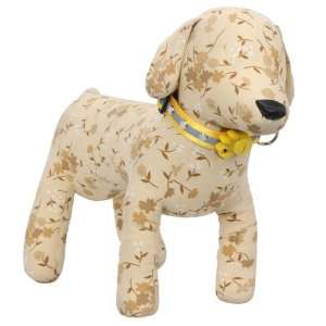   size Flash LED Light Collar for Dog Cat Pet Yellow: Pet Supplies