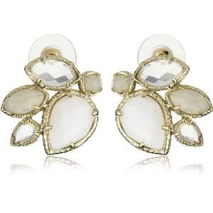   Scott Timeless 14K Gold Plated Carmella Lily Earrings: Jewelry