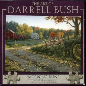   Art of Darrell Bush   Morning Run   1000 Piece Puzzle: Toys & Games