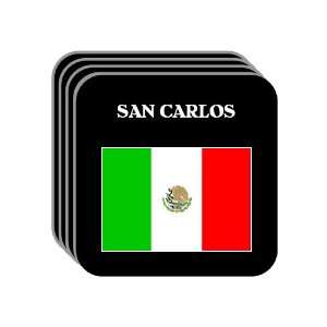  Mexico   SAN CARLOS Set of 4 Mini Mousepad Coasters 