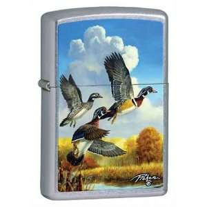  Zippo Linda Pickens Collection Autumn Ducks Lighter 
