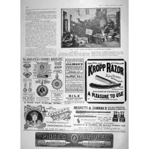  1905 PEACE NEWS MARKET PLACE MOSCOW KROPP RAZOR WHISKY 