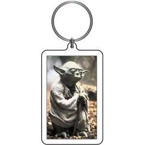  Star Wars Yoda Standing Lucite Key Chain Automotive