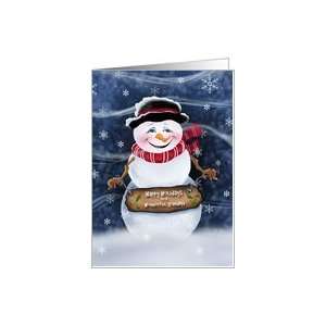  Grandma Jolly Smiling Snowman Christmas Cards Card Health 