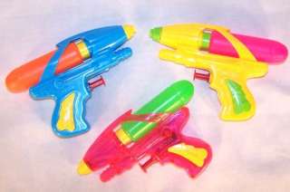 36 OUTERSPACE WATER SQUIRT GUN squirting toy 6 IN guns  