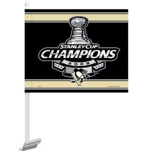  Stanley Cup Champions 09 Penguins Car Flag Sports 