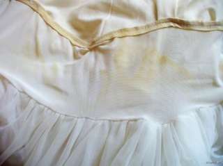   Ruffled Petticoat Skirt Crinoline Square Dance JcPenny Slip  