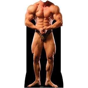  Muscle Man Standin   2   Lifesize Cardboard Cutout: Toys 