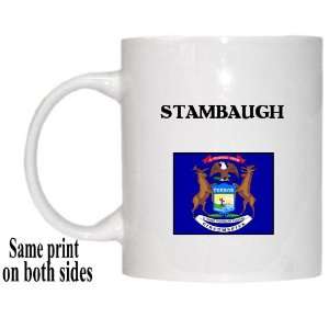  US State Flag   STAMBAUGH, Michigan (MI) Mug Everything 