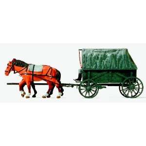  Preiser 16588 Horse Drawn Field Wagon Toys & Games