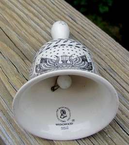 limited edition bell with scrimshaw motif made for The Wedgwood 