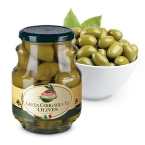 Cinquina Green Cerignola 3G Olives Grocery & Gourmet Food