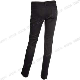 Pastel Candy Color Cigarette Trousers Skinny Jeans Silmming Stretch 