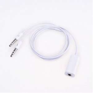   Male To 1 Female Audio Splitter For iPad Cell Phones & Accessories