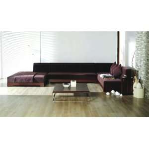  3pc Contemporary Modern Sectional Fabric Sofa Set, SH 218 