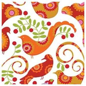  Michael Miller Pretty Bird Spice Fabric: Arts, Crafts 