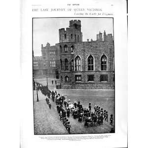   1901 QUEEN VICTORIA FUNERAL CASTLE FABER MYERS LAMBERT