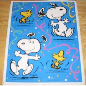   Hallmark Peanuts Snoopy & Woodstock Happy Dance Stickers Toys & Games