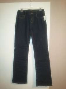 Jeans TAHARI CATHY NWT NEW $178 Denim Navy Blue pants Indigo Size 6 