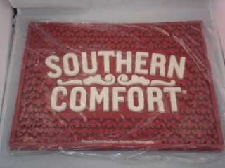 NEW Southern Comfort Bar Spill Mat 11 x 14 Red & White  