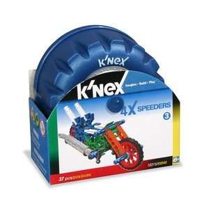  KNex 4X Speeders Building Set   Blue Toys & Games
