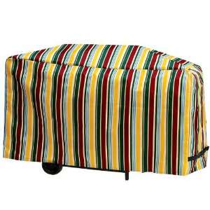  Two Dogs Barbecue Cover   88 Cart Style   Stripes 