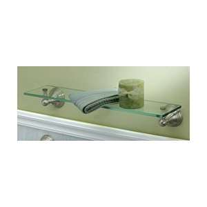  Gatco Charlotte 20 Inch Glass Bathroom Shelf 4366SN Satin 