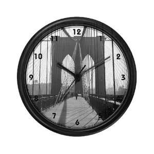  Vintage Brooklyn Bridge Vintage Wall Clock by  