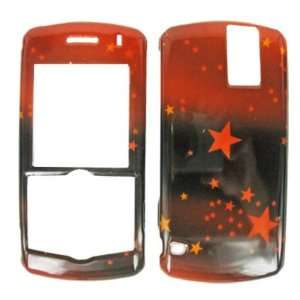  RED STARS design for Blackberry Pearl 8100 snap on cover 