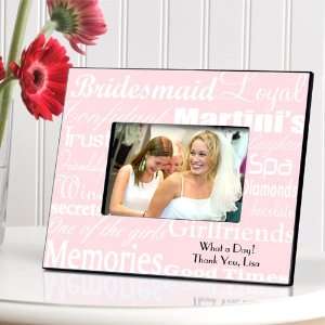  Bridesmaid Gift   Personalized Bridesmaid Frame   White on 