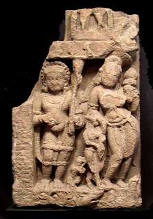 LARGE INDIAN STONE FRIEZE. Central India, 10th 11th cen  