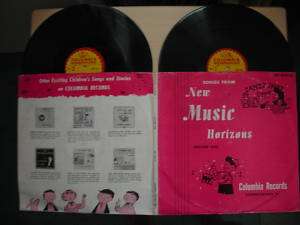 Columbia 2 Records Songs From NEW MUSIC HORIZONS 78rpm  
