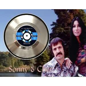    Sonny & Cher All I Ever Need Framed Silver Record A3 Electronics