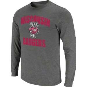  Wisconsin Badgers Charcoal All American Dual Blend Long 