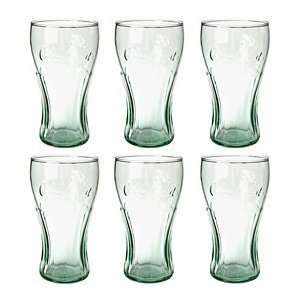  Genuine Coca Cola Glasses   Set of 6 (made by Libbey in 