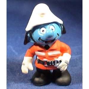  The Smurfs Fireman Smurf Pvc Figure: Toys & Games