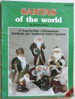 Santas of the World Craft Paint Book 17 Easy Patterns  