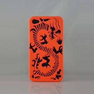   Chinese Dragon Pattern Hard Case Cover for Iphone 4g: Cell Phones