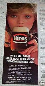 1977 ad Hires Root Beer soda pop Girl Crush VINTAGE AD  