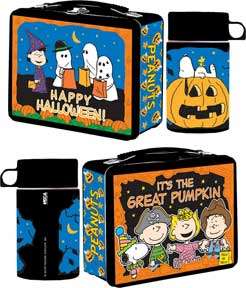 Lunch Box PEANUTS NEW Snoopy Halloween Case w/Drink Cup Anime Cosplay 