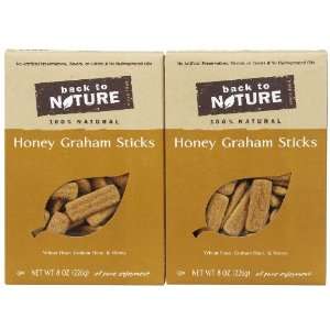 Back To Nature Honey Graham Sticks   2 pk.:  Grocery 