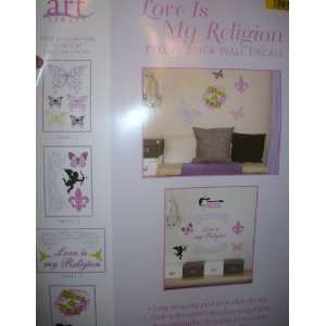  Love is my religion Peel n Stick Wall Decals