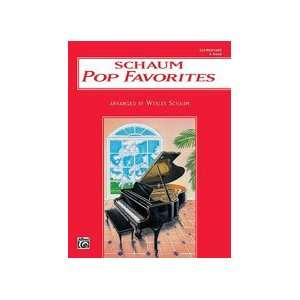  Schaum Pop Favorites, A: The Red Book   Piano   Elementary 