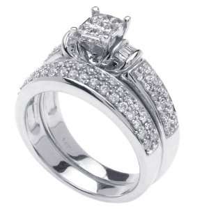  1.00ct Soldered Bridal Set in 950 Platinum Jewelry
