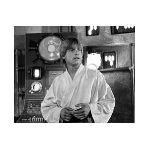   Star Wars Concerned Luke Black and White Print