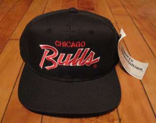 VTG CHICAGO BULLS SCRIPT SNAPBACK HAT by SPORTS SPECIALTIES THE TWILL 